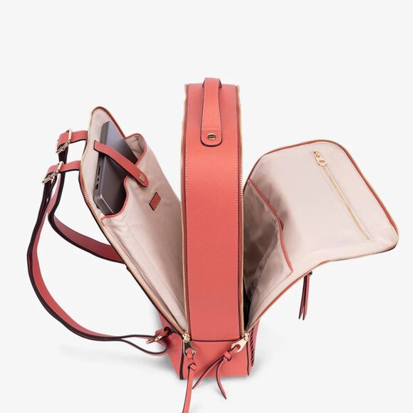 BRAND NEW | Kaya 15 inch Laptop Backpack | CORAL main image 5